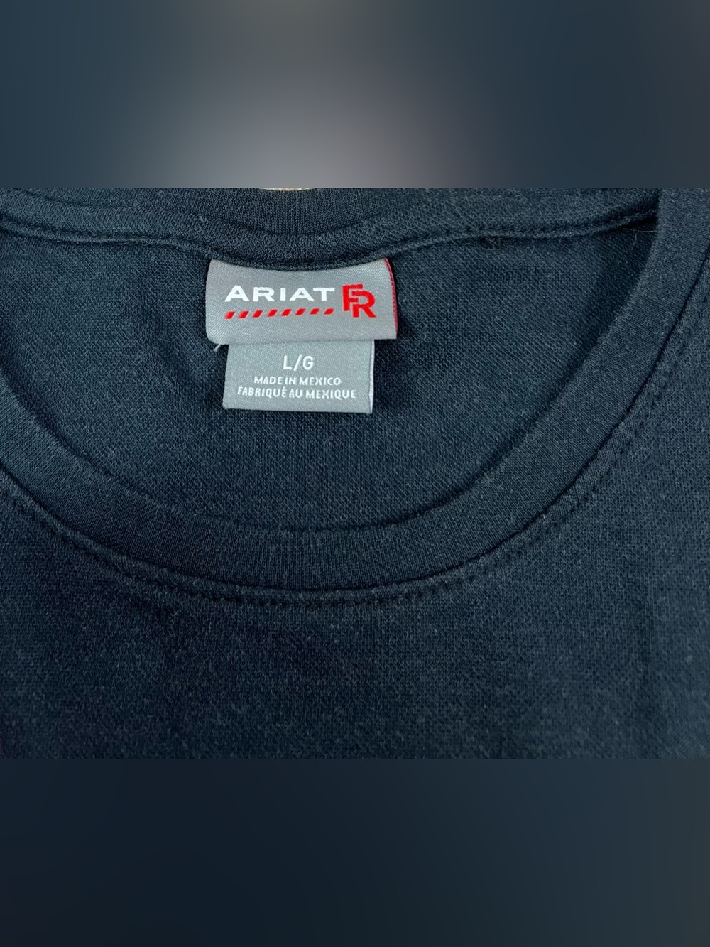 Women’s Ariat FR Black Long Sleeve Polartec Fire Resistant Shirt Size Large - Picture 4 of 10